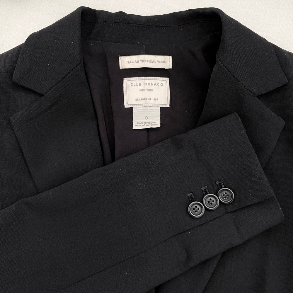 CLUB MONACO - Italian Tropical Wool Classic Blazer